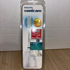 Philips Sonicare E-Series 2pk Brush Heads HX7022 Brand New Genuine & Sealed